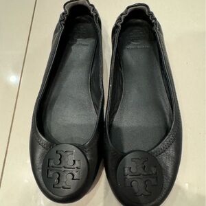 {Tory Burch} Minnie Travel Ballet Flat - Perfect Black
